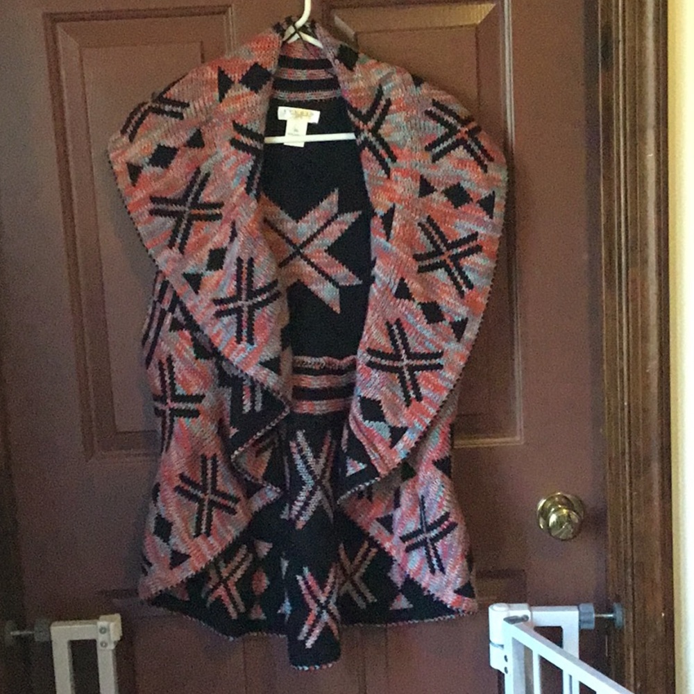 Wrap sweater